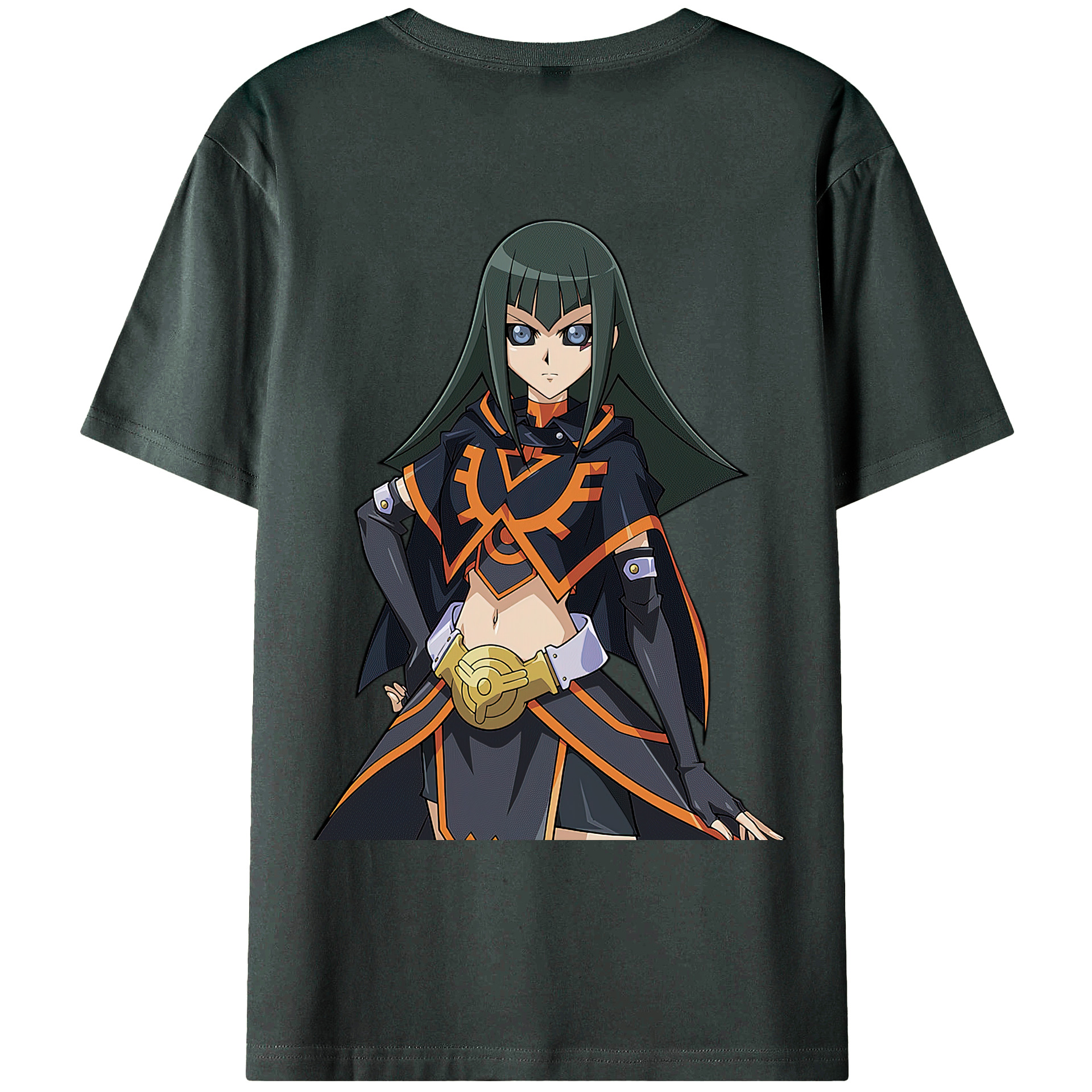 （画像用） 遊☆戯☆王 Yu-Gi-Oh! 綿100％ メンズ半袖Tシャツ（バックプリント） 通気性